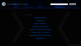 What Applebees-menu.com website looked like in 2016 (7 years ago)
