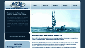 What Aquaindia.in website looked like in 2016 (7 years ago)