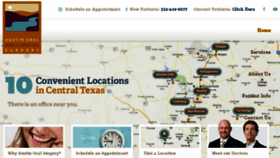 What Austinoralsurgery.com website looked like in 2016 (7 years ago)