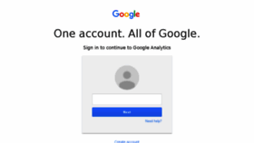 What Analytics.google.com website looked like in 2016 (7 years ago)