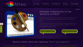 What Atreo.pl website looked like in 2016 (7 years ago)