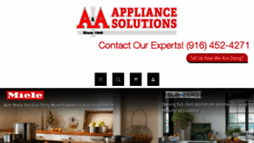 What Aaappliance.com website looked like in 2016 (7 years ago)