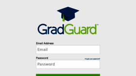 What Account.gradguard.com website looked like in 2016 (7 years ago)