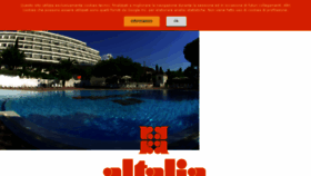 What Altalia.it website looked like in 2016 (8 years ago)