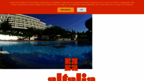 What Altalia.it website looked like in 2016 (7 years ago)