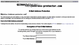 What Address-protector.com website looked like in 2016 (7 years ago)