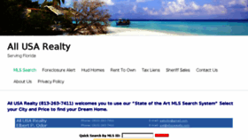 What Allusarealty.com website looked like in 2016 (7 years ago)