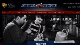What Americanfireworks.com website looked like in 2016 (7 years ago)