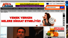 What Antalyaburada.com website looked like in 2016 (7 years ago)