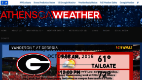 What Athensgaweather.com website looked like in 2016 (7 years ago)