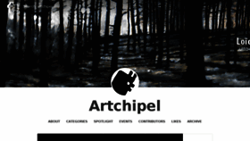 What Artchipel.com website looked like in 2016 (7 years ago)