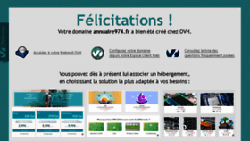 What Annuaire974.fr website looked like in 2016 (7 years ago)