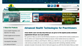 What Anovahealth.com website looked like in 2016 (7 years ago)