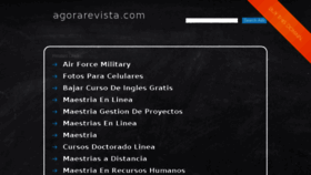 What Agorarevista.com website looked like in 2016 (7 years ago)
