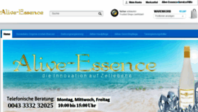 What Alive-essence.com website looked like in 2016 (7 years ago)
