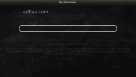 What Adflav.com website looked like in 2016 (7 years ago)