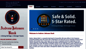 What Andrewjohnsonbank.com website looked like in 2016 (7 years ago)