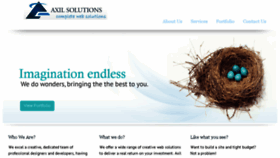 What Axilsolutions.com website looked like in 2016 (7 years ago)