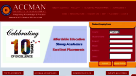 What Accman.in website looked like in 2016 (7 years ago)