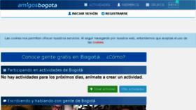 What Amigosbogota.com website looked like in 2016 (7 years ago)