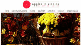 What Applestozinnias.com website looked like in 2016 (7 years ago)