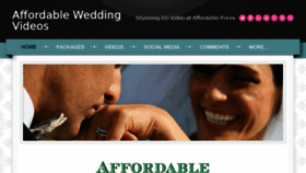 What Affordableweddingvideos.net website looked like in 2016 (7 years ago)