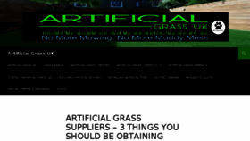 What Artificialgrassuk.net website looked like in 2016 (7 years ago)