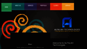 What Alfalahtechnologies.com website looked like in 2016 (7 years ago)