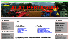 What Alatpertanian.net website looked like in 2016 (7 years ago)