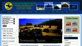 What Angkasatour.com website looked like in 2016 (7 years ago)