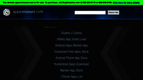 What Appsreleased.com website looked like in 2016 (8 years ago)