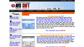 What Avdsoft.com website looked like in 2016 (7 years ago)