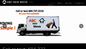 What Abcnewmoving.com website looked like in 2016 (7 years ago)