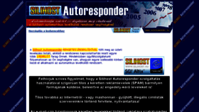 What Autoresponder.hu website looked like in 2016 (7 years ago)
