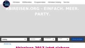 What Abireisen.org website looked like in 2016 (7 years ago)
