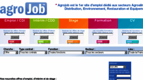 What Agrojob.com website looked like in 2016 (7 years ago)