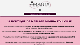 What Amaria.fr website looked like in 2016 (7 years ago)