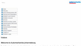 What Automechanikasa.co.za website looked like in 2016 (7 years ago)