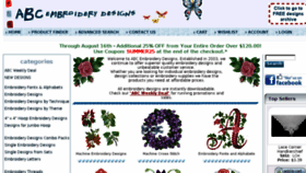 What Abc-cross-stitch-patterns.com website looked like in 2016 (7 years ago)