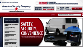 What Americansecurityco.com website looked like in 2016 (7 years ago)