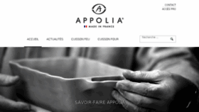 What Appolia.com website looked like in 2016 (7 years ago)