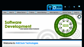 What Anticlocktechnologies.com website looked like in 2016 (7 years ago)