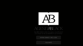 What Agendablack.com.br website looked like in 2016 (7 years ago)