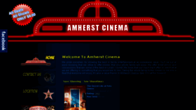 What Amherstcinema.com website looked like in 2016 (7 years ago)
