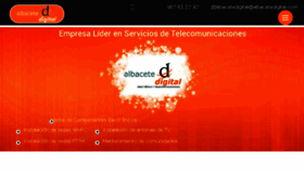 What Albacetedigital.com website looked like in 2016 (7 years ago)