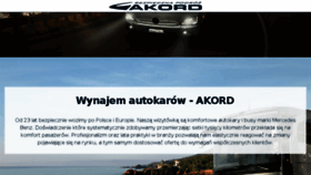 What Autokaryakord.pl website looked like in 2016 (7 years ago)
