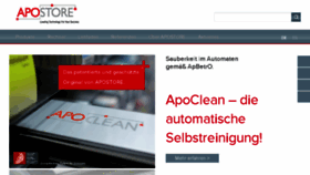 What Apostore.de website looked like in 2016 (7 years ago)