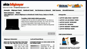 What Aktabilgisayar.com website looked like in 2016 (7 years ago)
