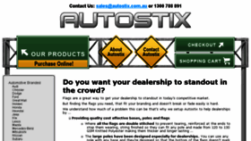 What Autostix.com.au website looked like in 2016 (7 years ago)