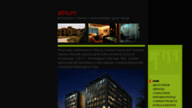 What Atriumarchitects.in website looked like in 2016 (7 years ago)